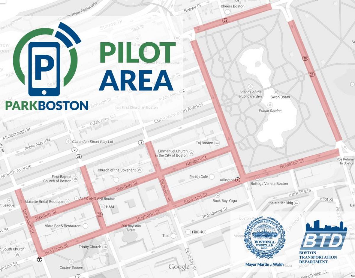ボストンパーキングメーター地図