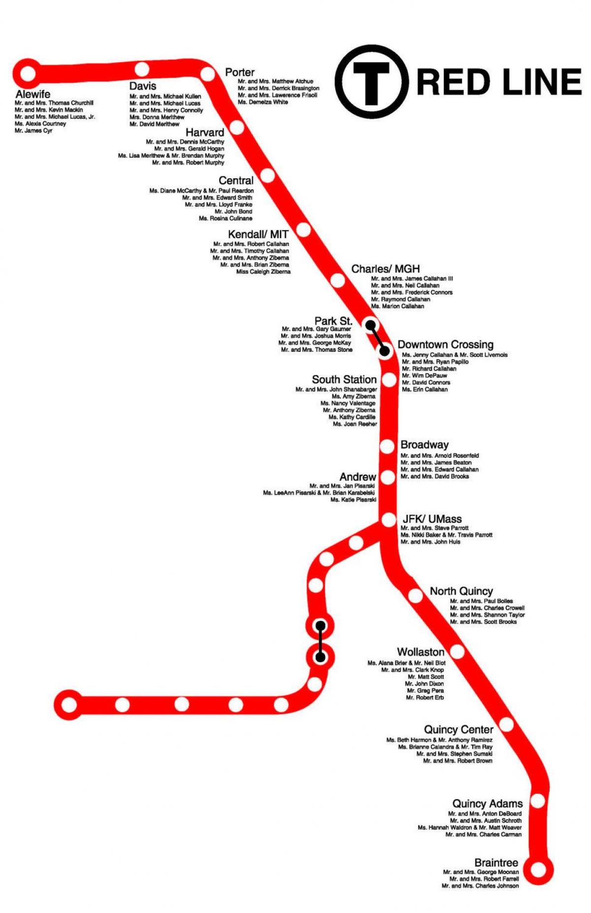 赤線mbta地図の赤線ボストン地図 米国