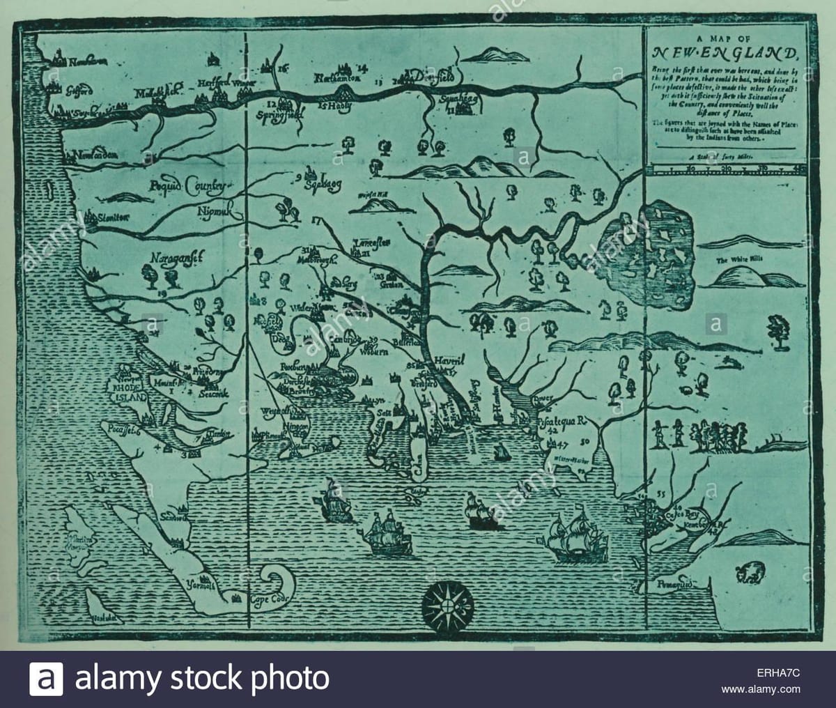 地図の新しいイギリスア
