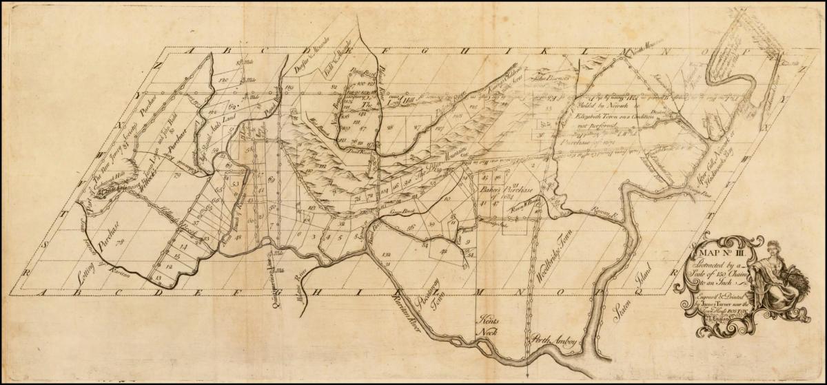 地図の植民地ボストン