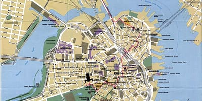 ボストン市内地図