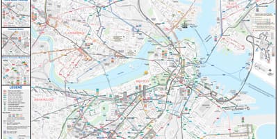 MBTAバス-地図