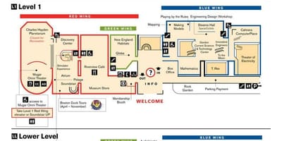 地図のボストン科学博物館