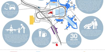 ボストンローガン駐車場を地図