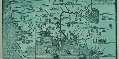 地図の新しいイギリスア