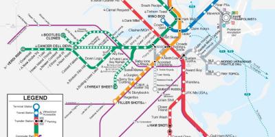 MBTA t地図