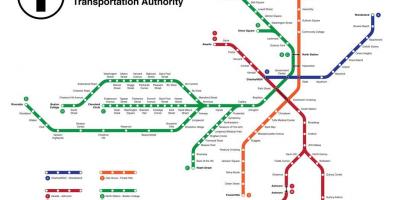 地下鉄ボストンの地図