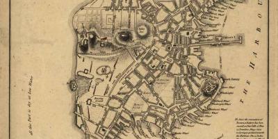 地図の歴史のあるボストン
